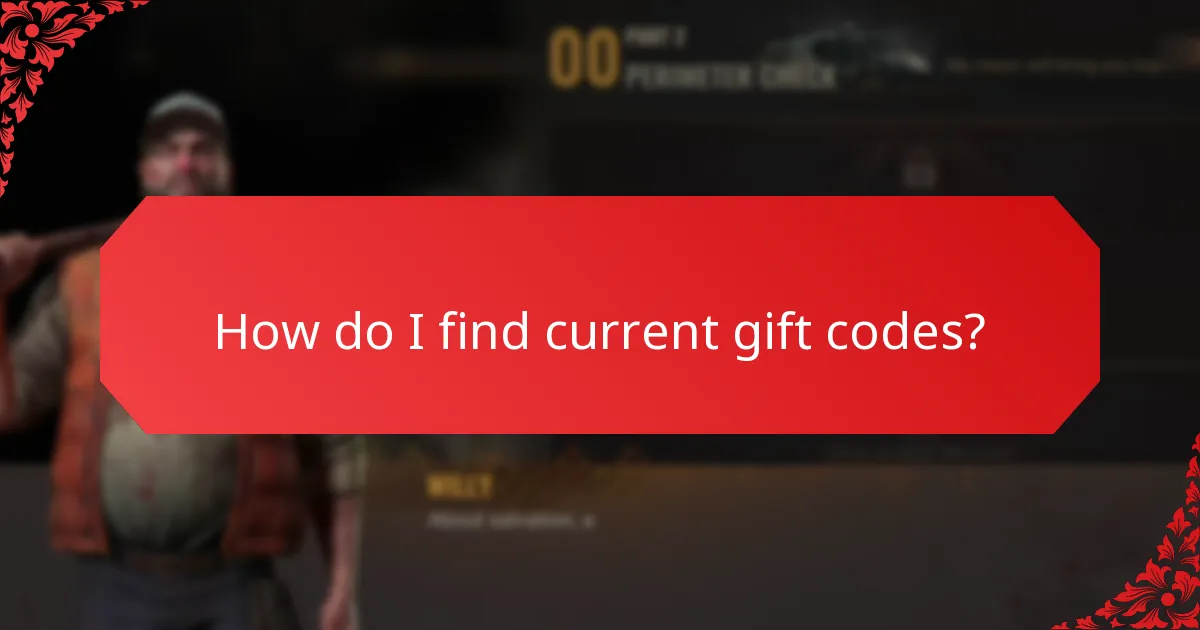 How do I find current gift codes?