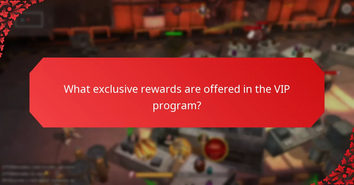 What exclusive rewards are offered in the VIP program?