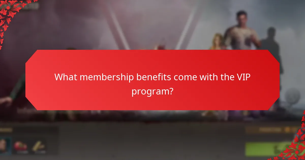 What membership benefits come with the VIP program?